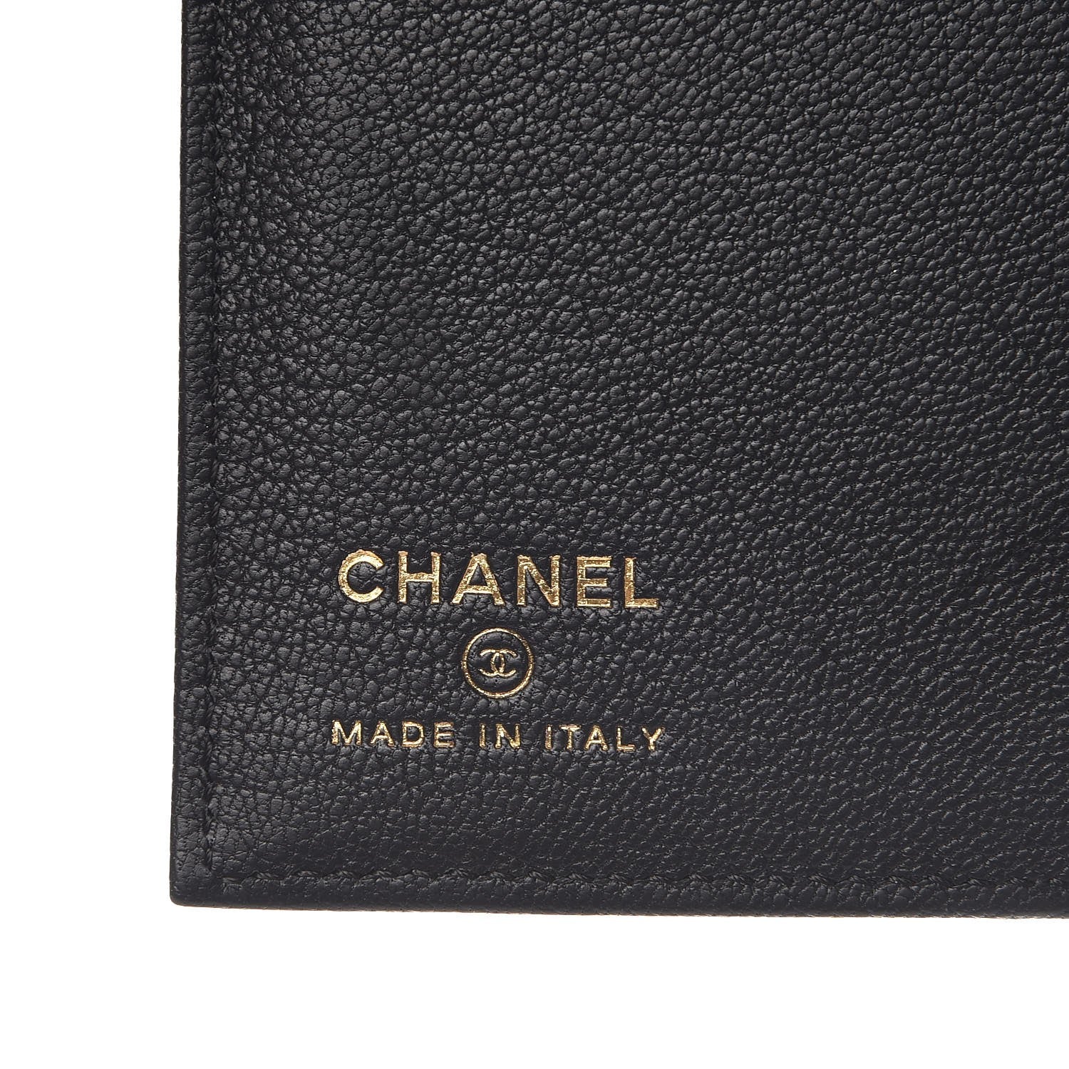 Chanel Goatskin Passport Holder Black 6 of 8