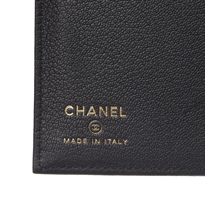 Chanel Goatskin Passport Holder Black 6 of 8