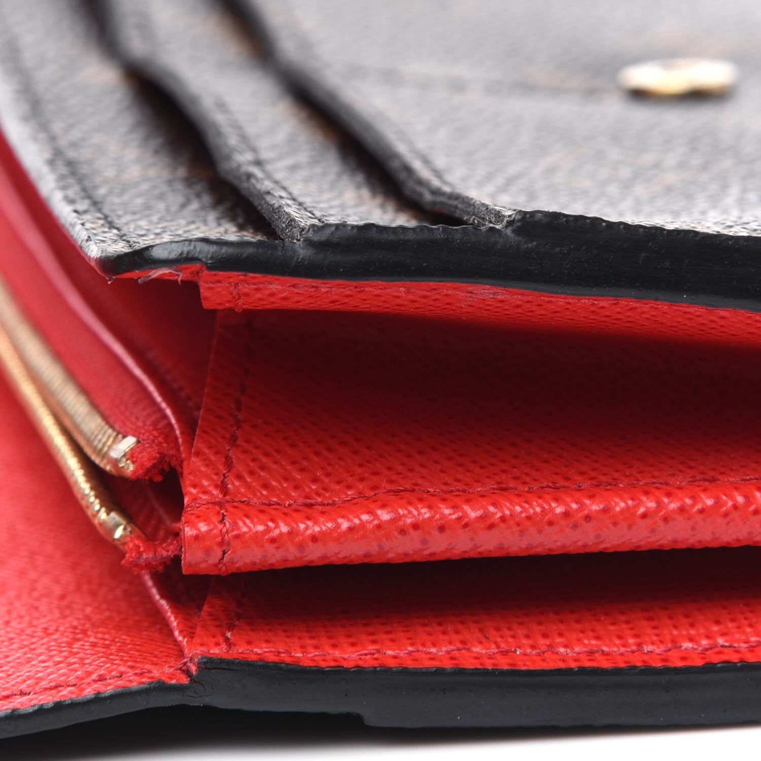Louis Vuitton Monogram Sarah Wallet NM Coquelicot 4 of 11