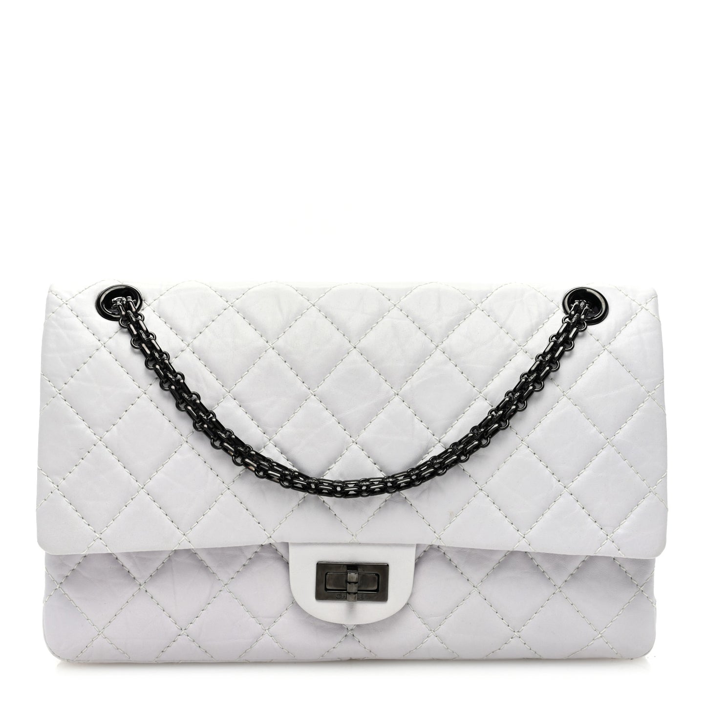 Aged Calfskin 2.55 Reissue 226 Flap White