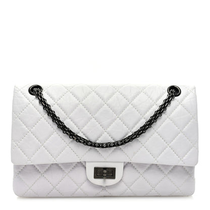 Chanel Aged Calfskin 2.55 Reissue 226 Flap White 1 of 10