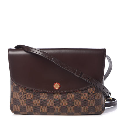 Louis Vuitton Damier Ebene Twice Cherry 1 of 11