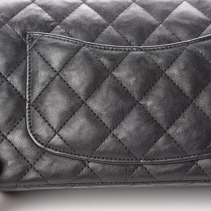 Chanel Crumpled Calfskin Quilted Mini Rectangular Flap So Black 12 of 12