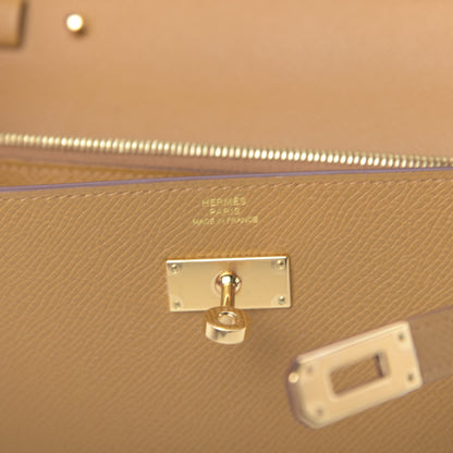 Hermes Epsom Kelly Wallet To Go Sesame 7 of 13