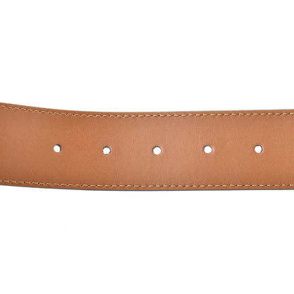 Fendi Vitello Liberty F is Fendi Bi-Color Reversible Belt 85 Caramello White 6 of 6
