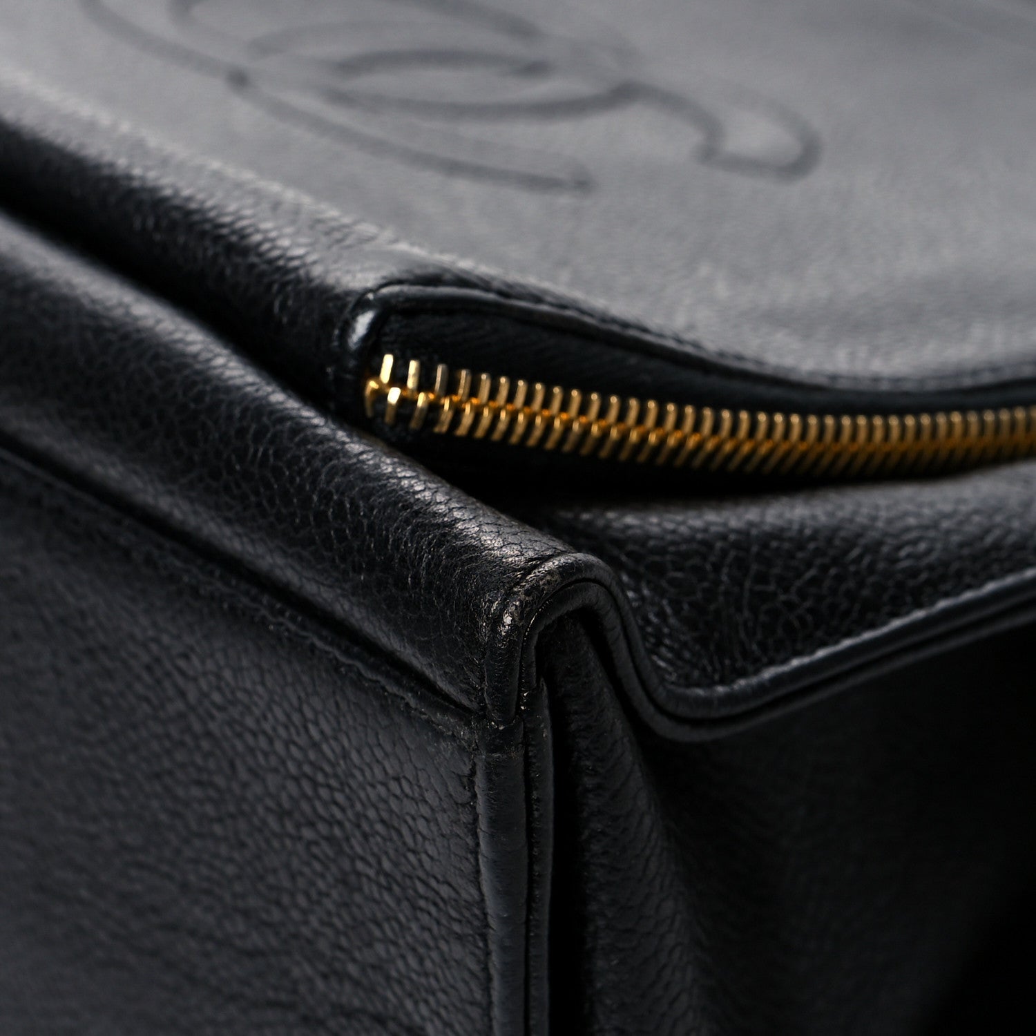 Chanel Caviar CC Tote Black 12 of 14