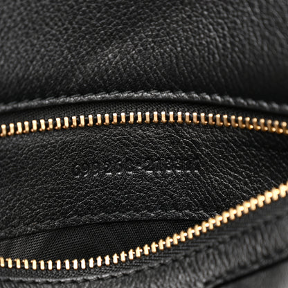 Gucci Roxy Calfskin Blondie Chain Shoulder Flap Bag Black 7 of 11