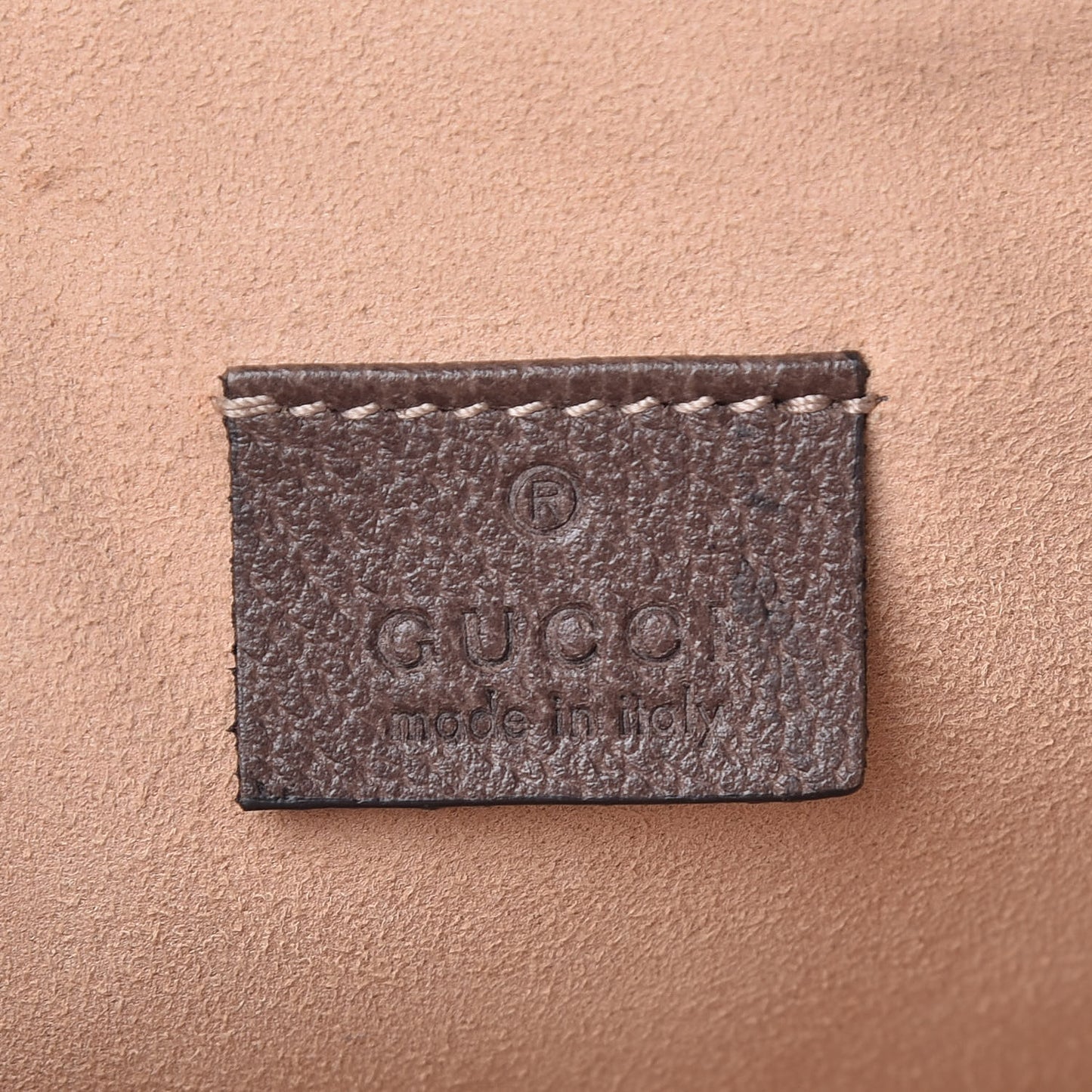 GG Supreme Monogram Large Ophidia Pouch Clutch Brown