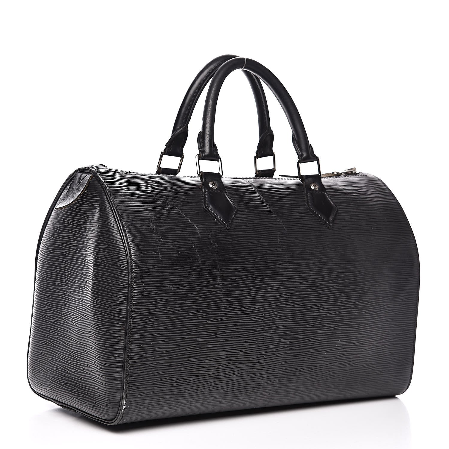 Louis Vuitton Epi Speedy 30 Black 3 of 19