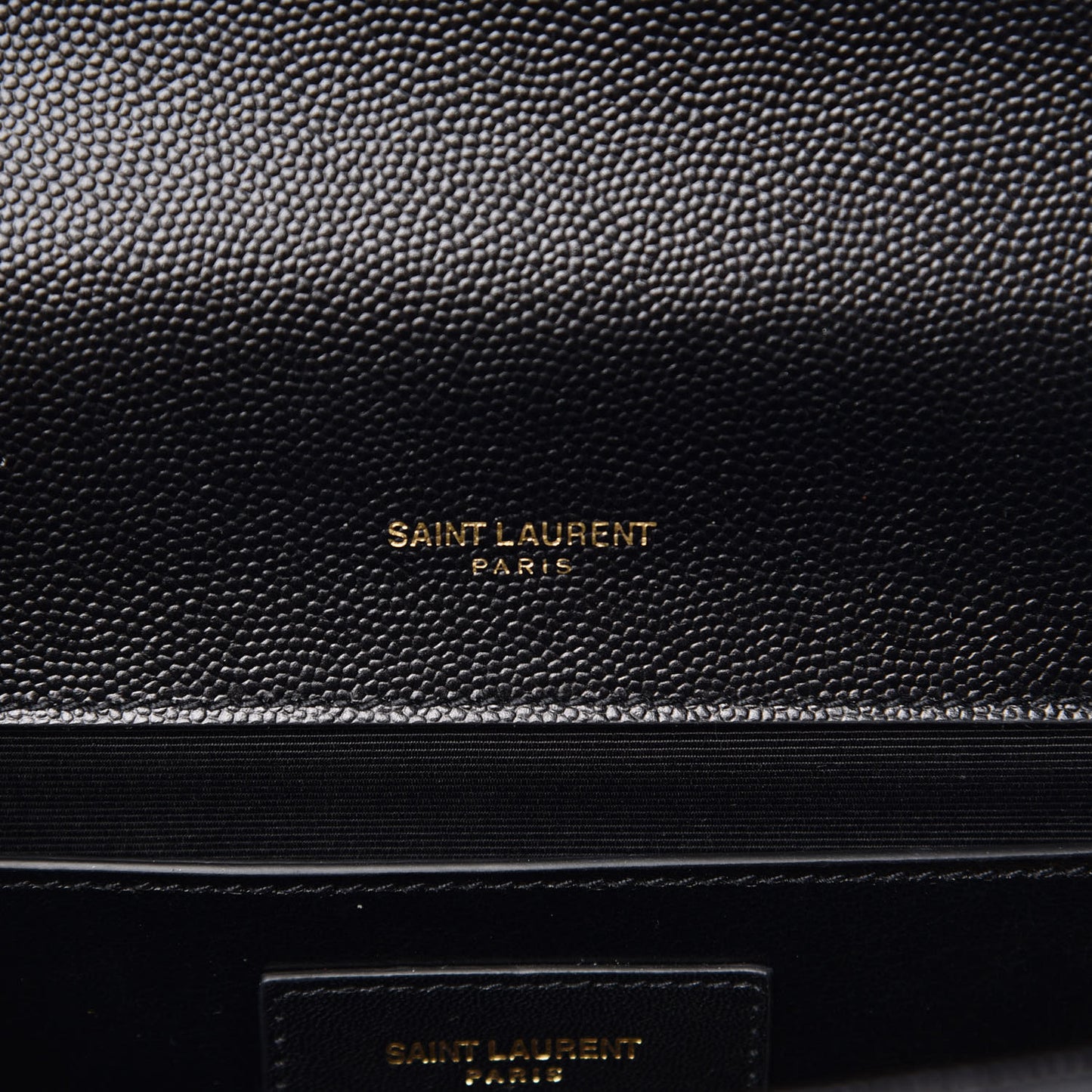Grain De Poudre Medium Classic Monogram Kate Satchel Black