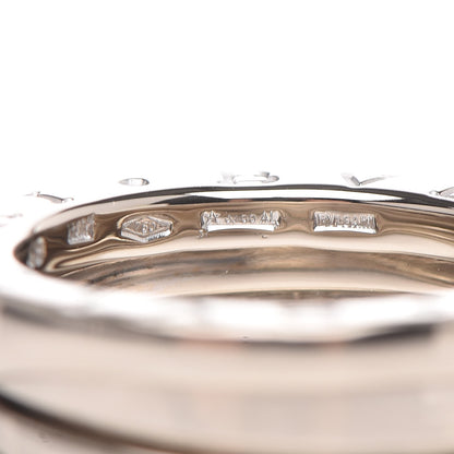 Bulgari 18K White Gold B.Zero1 Three-Band Ring 48 4.5 5 of 6
