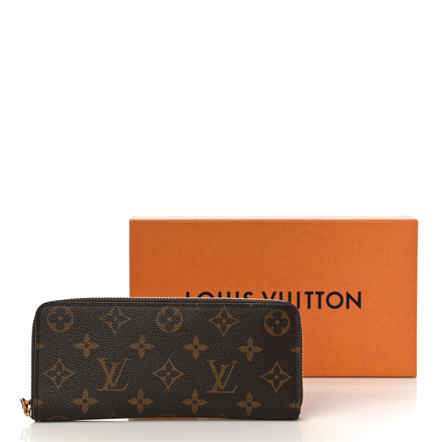 Monogram Clemence Wallet Fuchsia