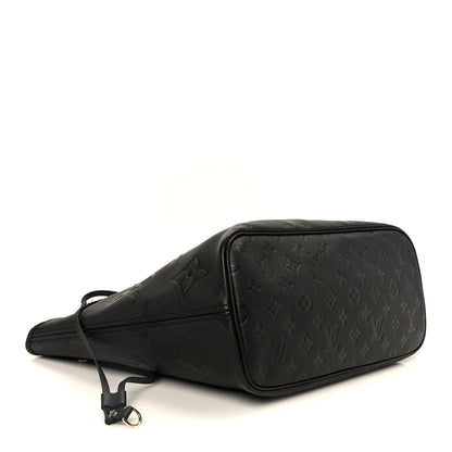 Louis Vuitton Empreinte Monogram Giant Neverfull MM Black 4 of 9