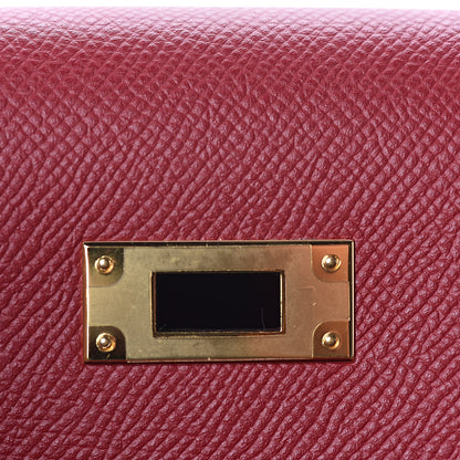 Hermes Epsom Kelly Sellier 32 Rouge Grenat 10 of 35
