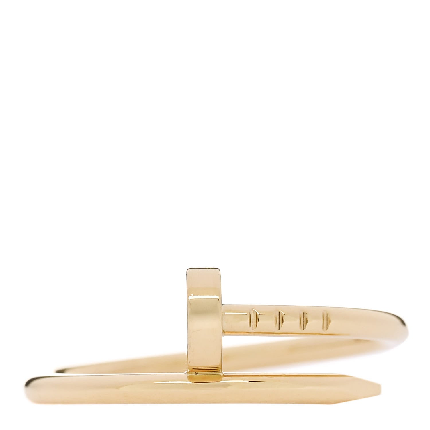 Cartier 18K Yellow Gold Small Juste Un Clou Ring 57 8 1 of 5