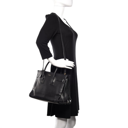 Saint Laurent Calfskin Small Sac De Jour Black 2 of 16
