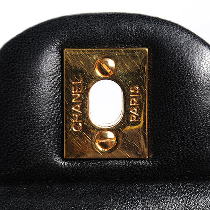 Chanel Lambskin Medium Double Flap Black 6 of 9