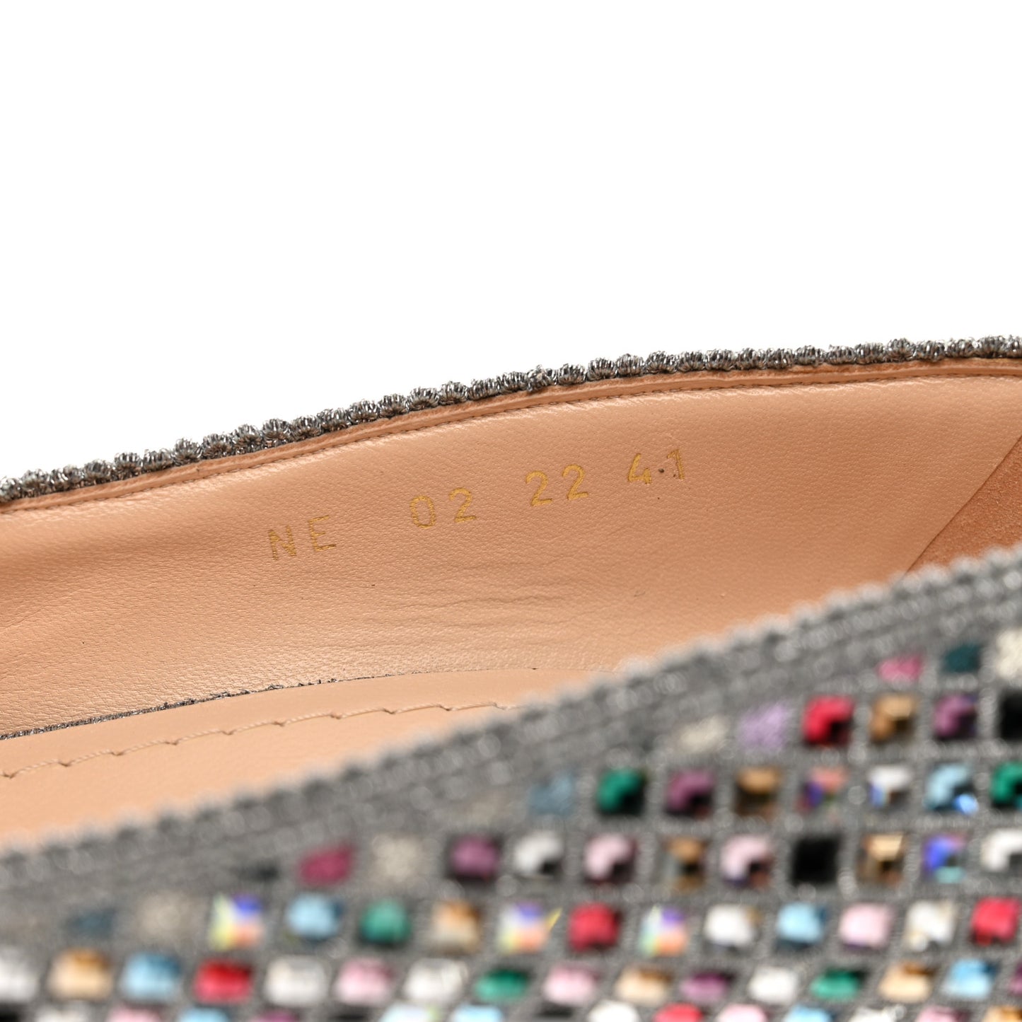 Crystal Embellished Dior Capture 100mm Pumps 41 Metal Grey