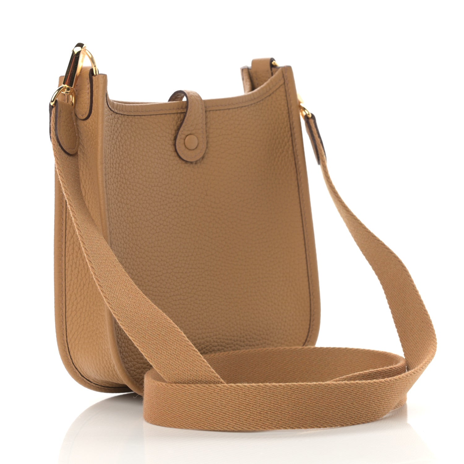 Hermes Taurillon Clemence Evelyne TPM Biscuit 3 of 11