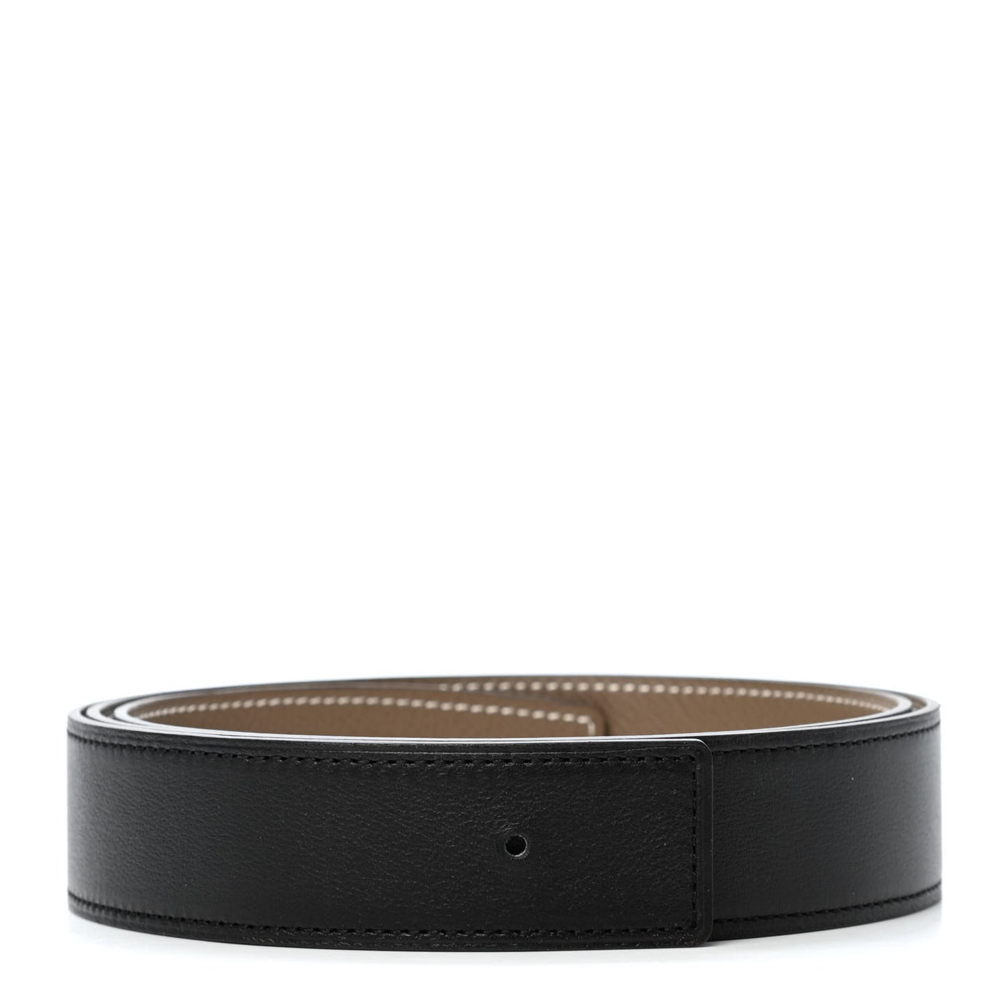 Swift Epsom 32mm Belt Strap Black Etoupe