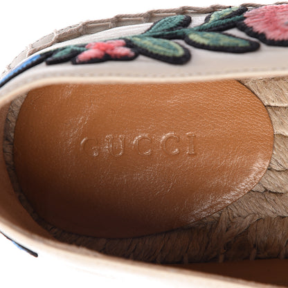 Gucci Nappa Ophelia Espadrilles 38.5 Mystic White 6 of 8