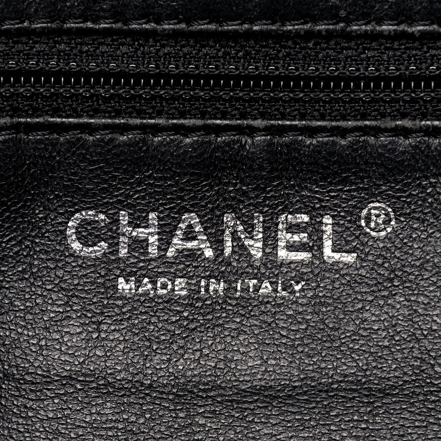 Calfskin Modern Chain Hobo Black