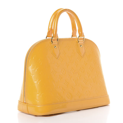 Louis Vuitton Vernis Alma PM Jaune Passion 2 of 10