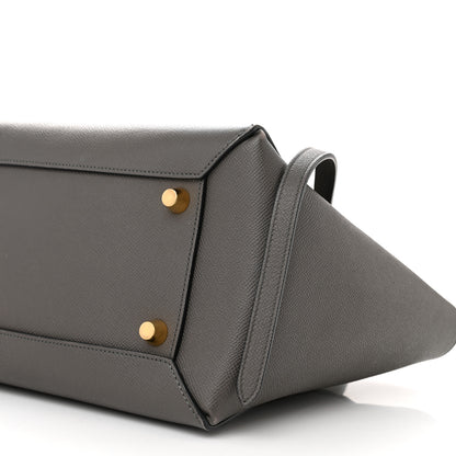 Celine Grained Calfskin Mini Belt Bag Grey 10 of 10