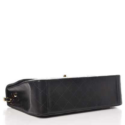 Chanel Lambskin Quilted XL Jumbo Single Flap Black 4 of 13
