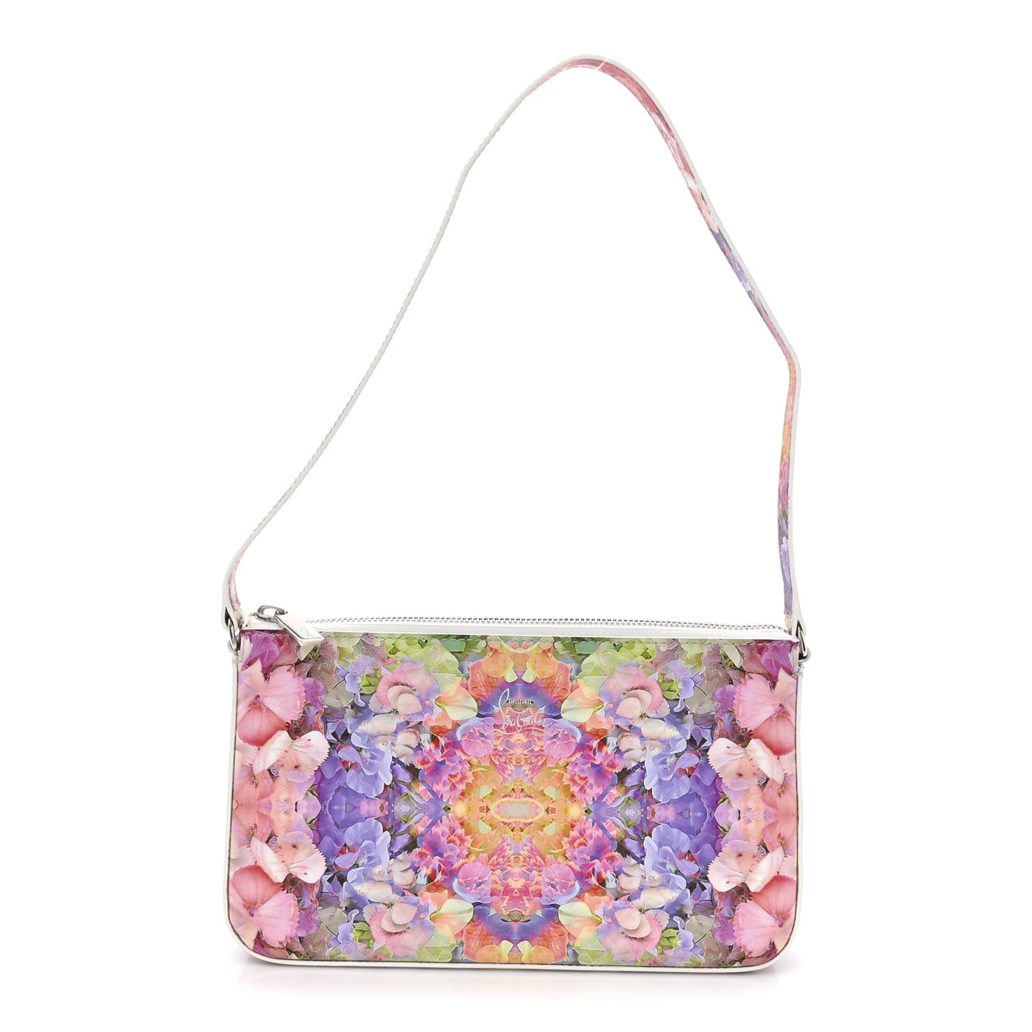 Calfskin Paris Blooming Loubila Shoulder Bag Multicolor