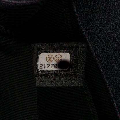 Chanel Iridescent Goatskin Quilted Small Boy Flap Purple 8 of 8
