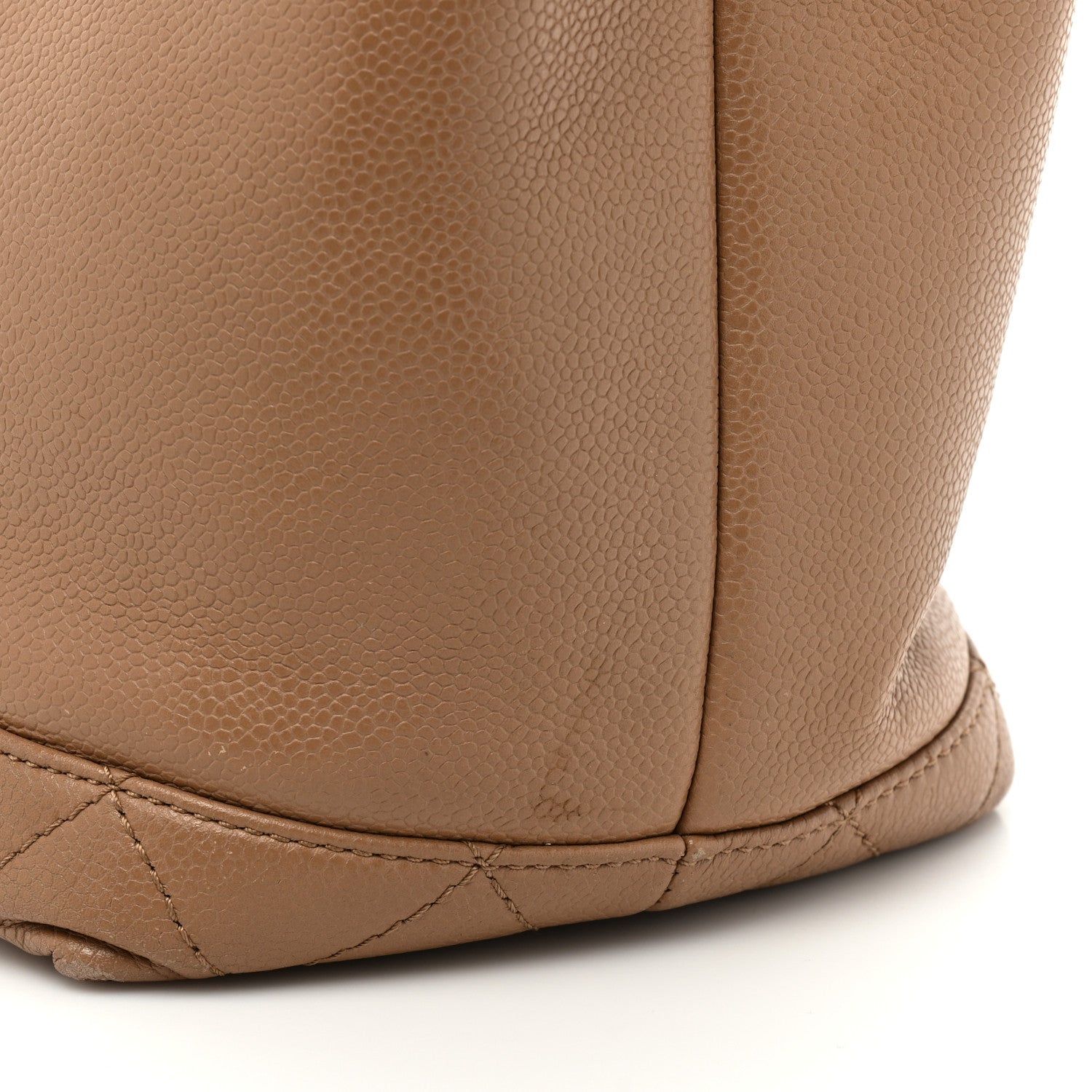 Chanel Caviar Medium Soft CC Top Handle Tote Dark Beige 28 of 29