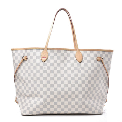 Louis Vuitton Damier Azur Neo Neverfull GM Rose Ballerine 2 of 12