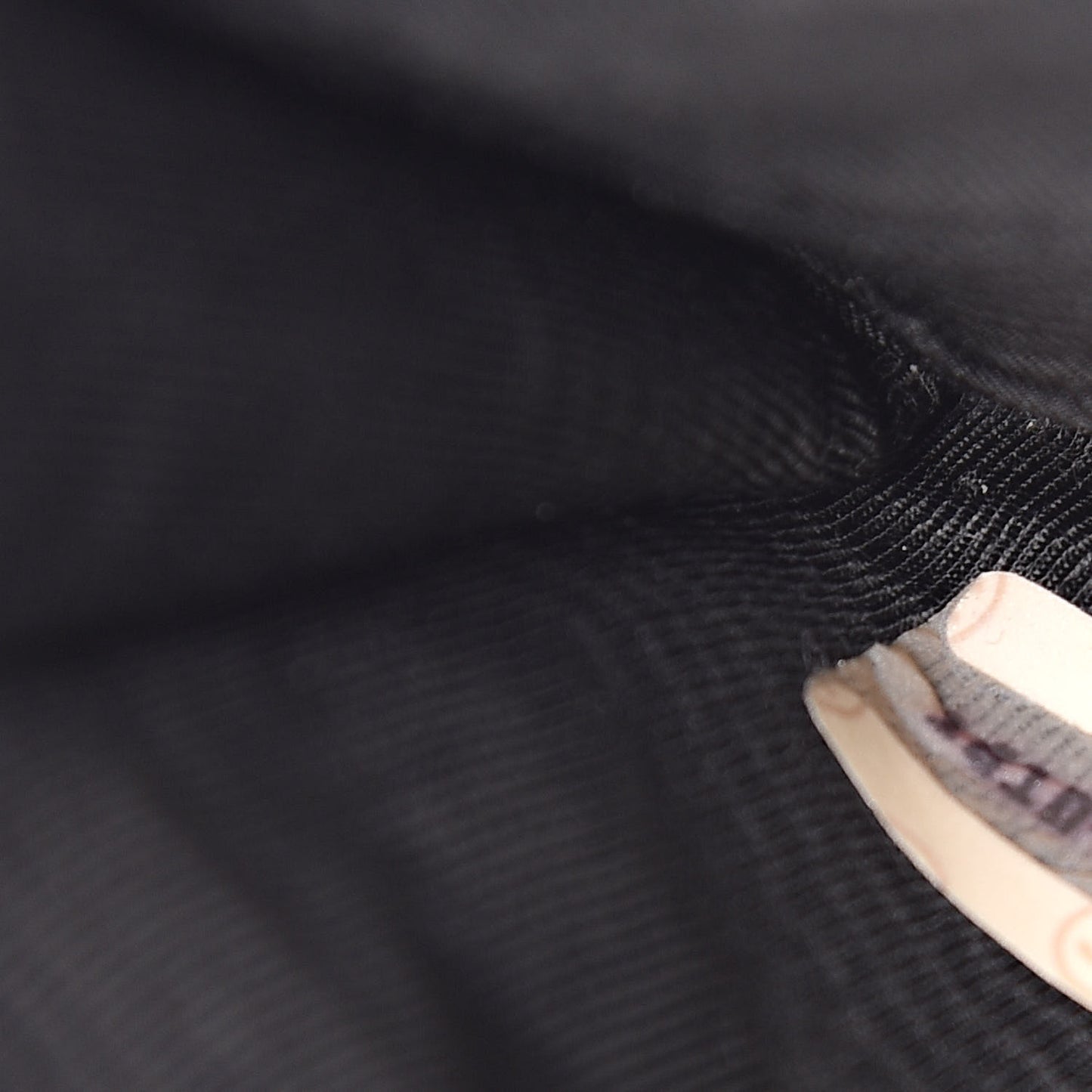 Satin Stitched Flap Card Case Black