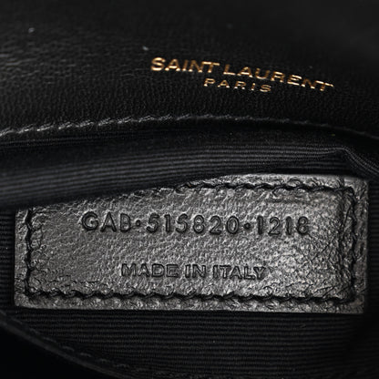 Saint Laurent Lambskin Patchwork Monogram Small Jamie Black 7 of 11