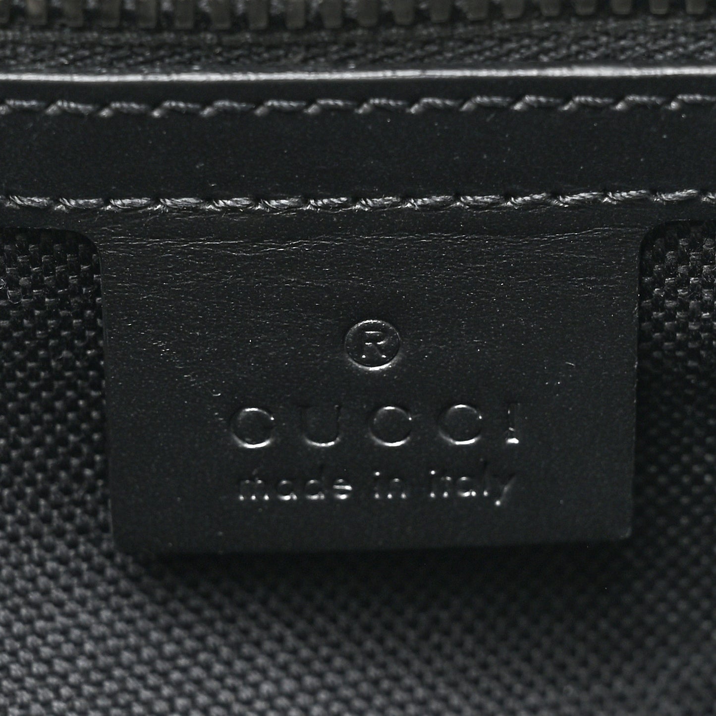 GG Supreme Monogram Selleria Calfskin Square Messenger Bag Black