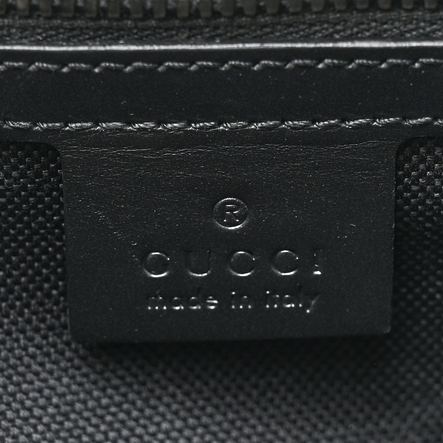 Gucci GG Supreme Monogram Selleria Calfskin Square Messenger Bag Black 6 of 13