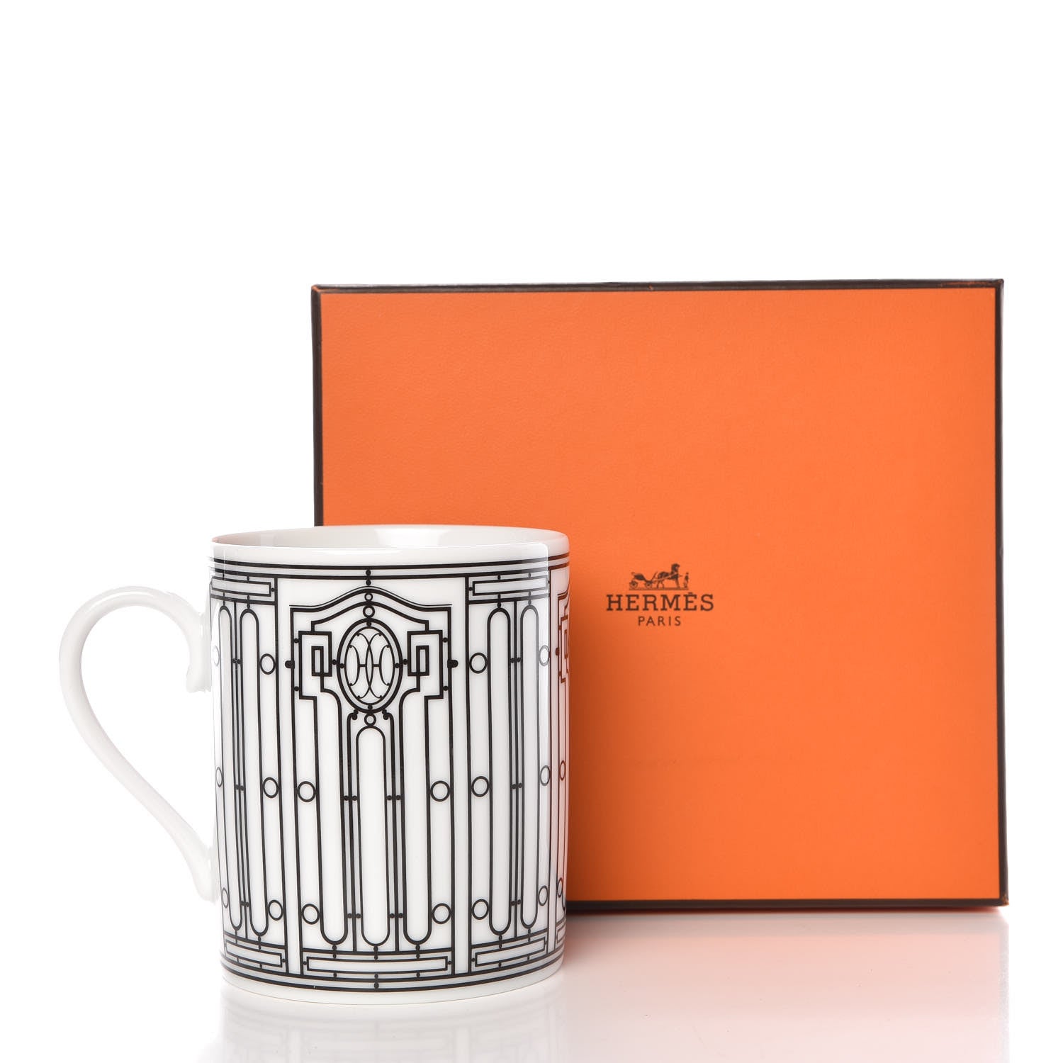 Hermes Porcelain H Deco Mug 5 of 5