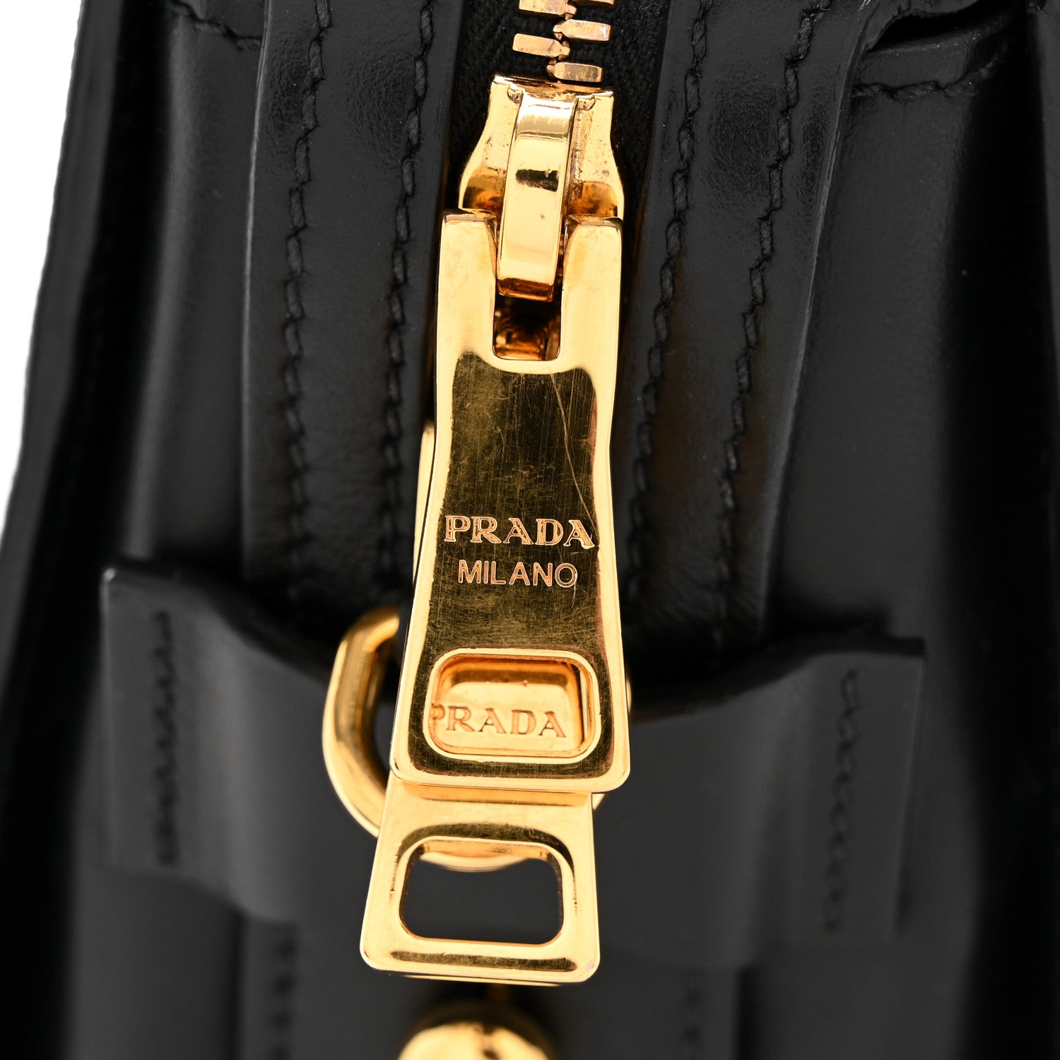 Prada City Calf Esplanade Shoulder Bag Black 13 of 14