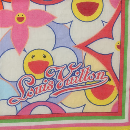 Louis Vuitton Monogram Multicolor Cotton Cosmic Blossom Bandana 3 of 5
