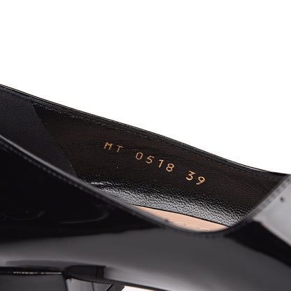 Christian Dior Patent Baby-D Ballet Pumps 39 Black 7 of 9