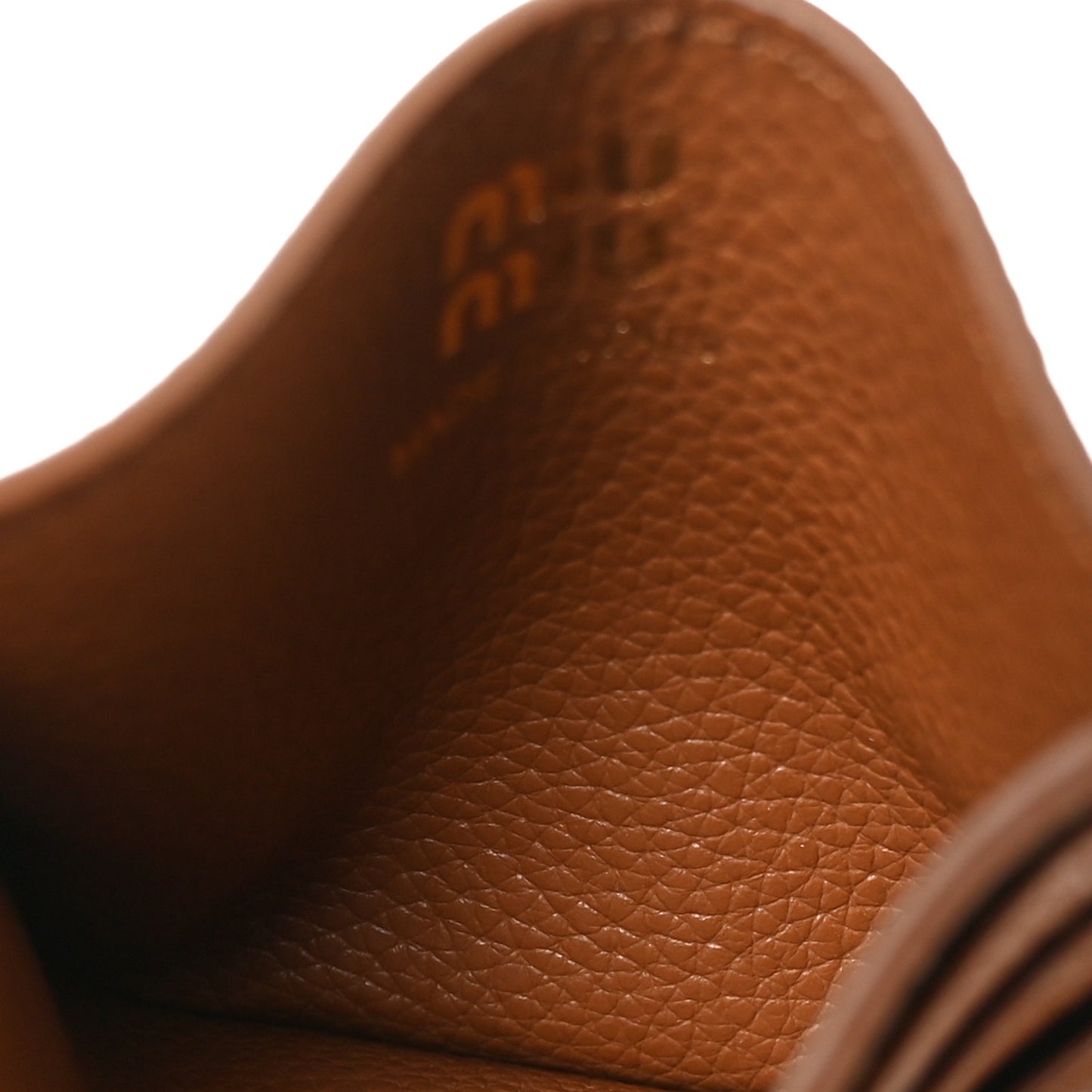 Vitello Daino Card Holder Cognac