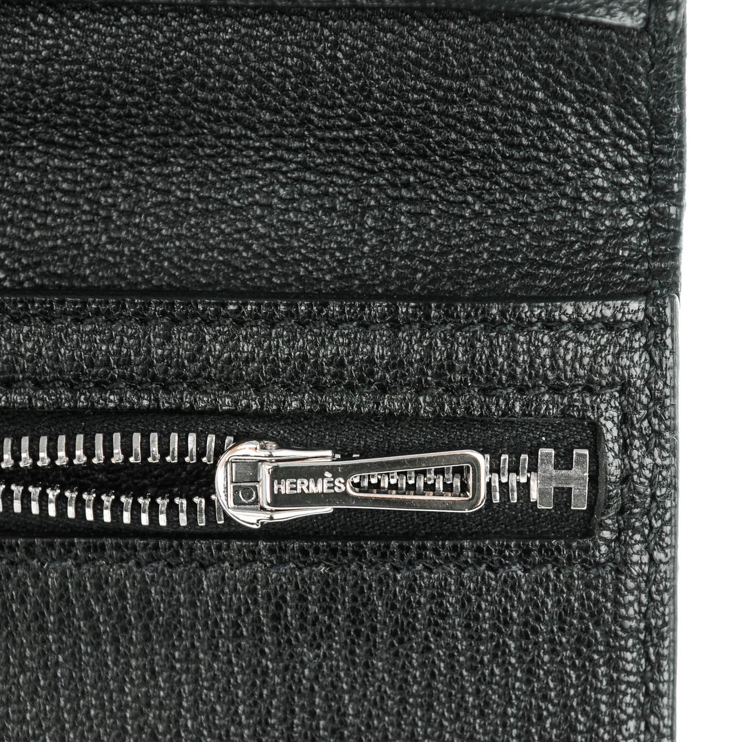 Chevre Mysore Bearn Tri-Fold Wallet Black