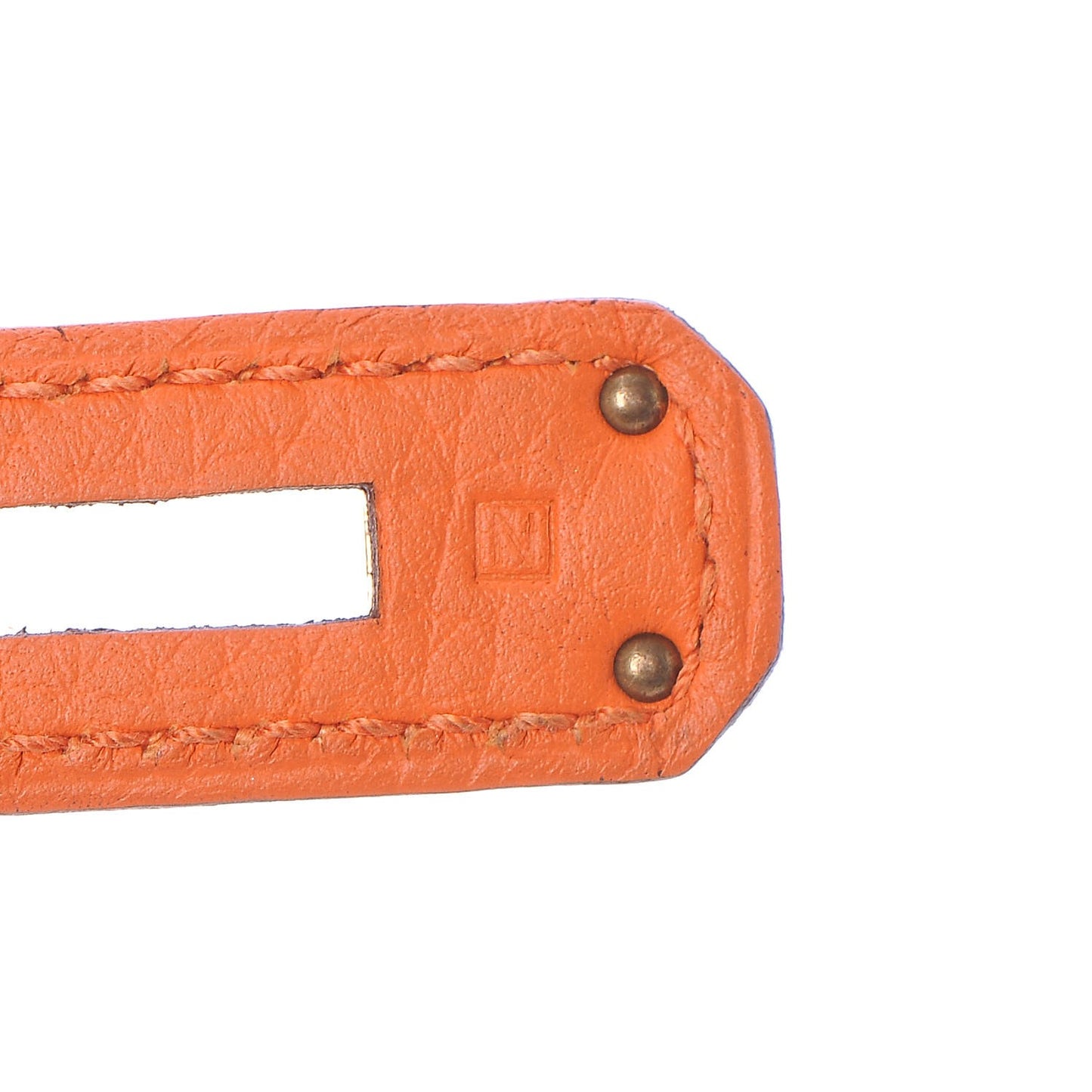 Taurillon Clemence Birkin 35 Orange