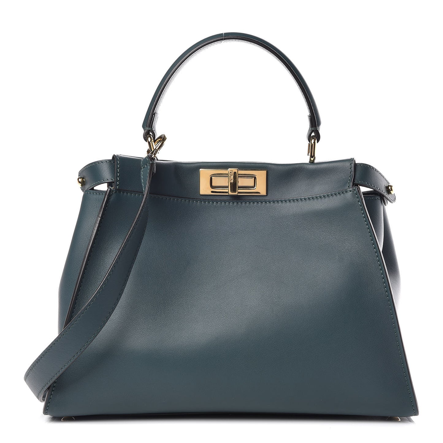 Vitello Seta Nappa Medium Peekaboo Iconic Satchel Amazzonia