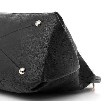Louis Vuitton Mahina Beaubourg Hobo MM Black 9 of 9