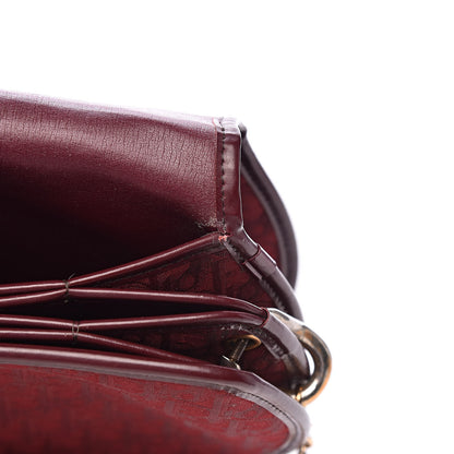 Christian Dior Monogram Round Chain Crossbody Red 11 of 14