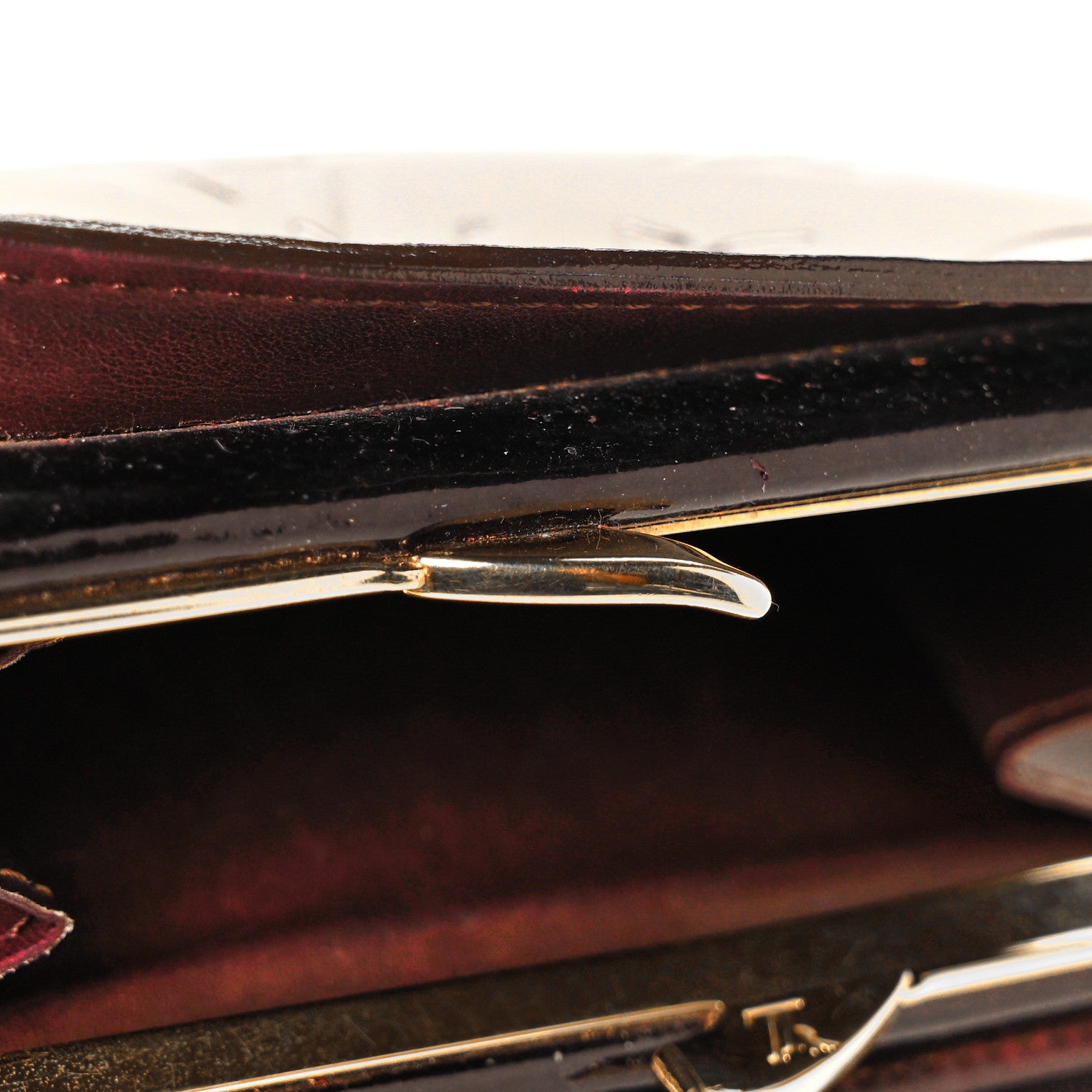 Louis Vuitton Vernis French Purse Wallet Amarante 9 of 9