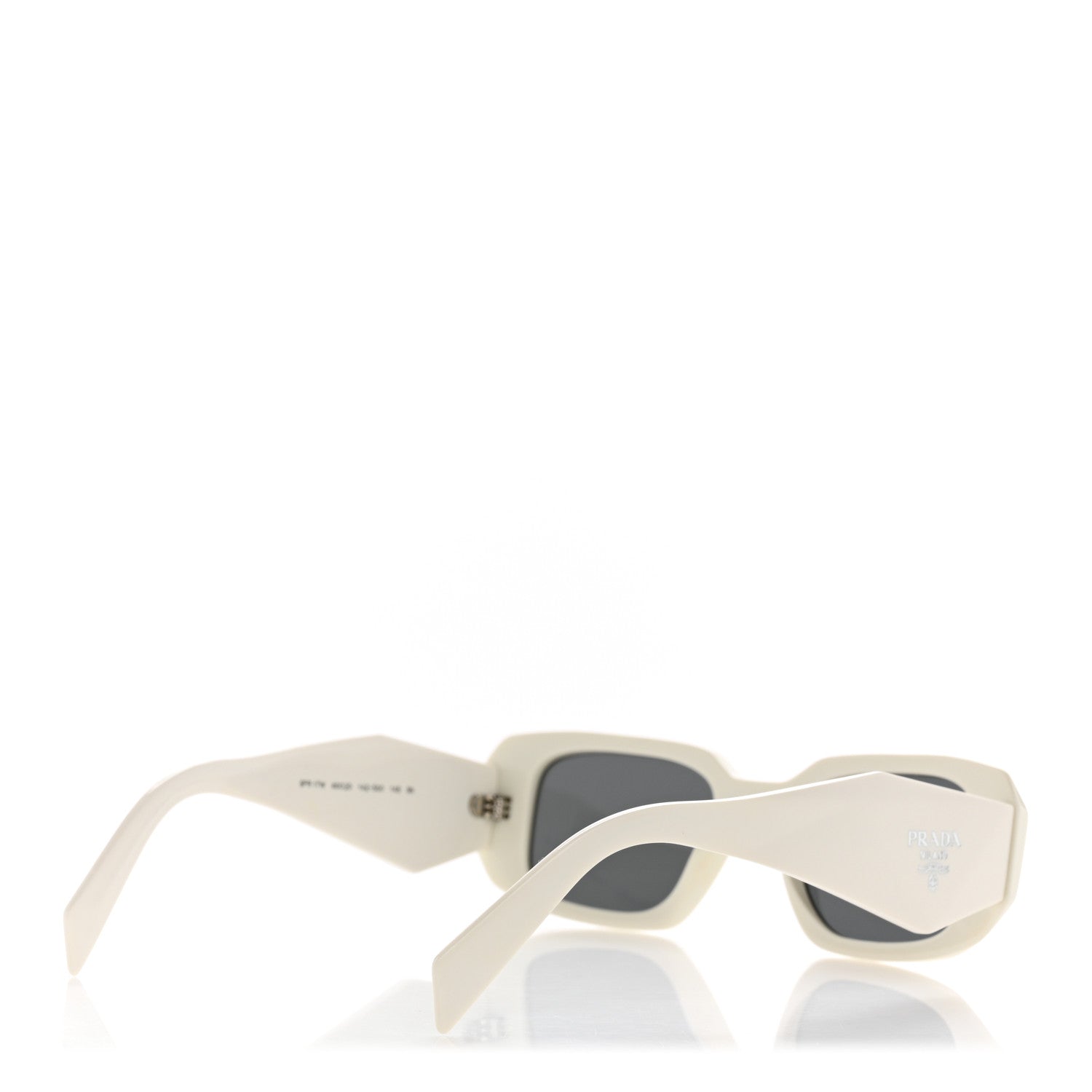 Prada Acetate Symbole Sunglasses SPR 17W White 4 of 8