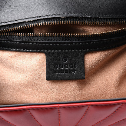 Gucci Calfskin Bamboo Trapuntata Queen Margaret Backpack Blue Agata Hibiscus Red Mystic White Sugar Pink 5 of 12